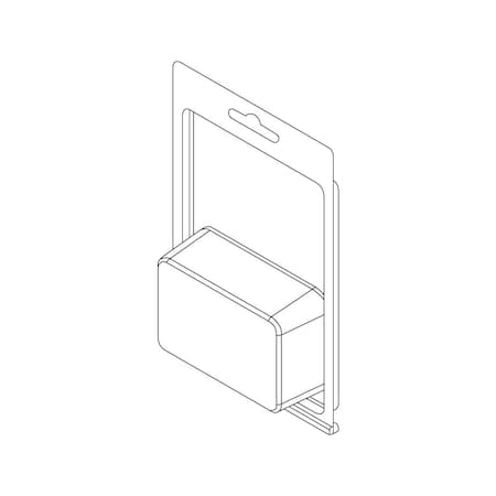 Visipak Thermoform-CLAMSHELL-#160-5.969-3.875-1.969-2.969-1.100-0.0225-CLEAR-STOCK 168TFM